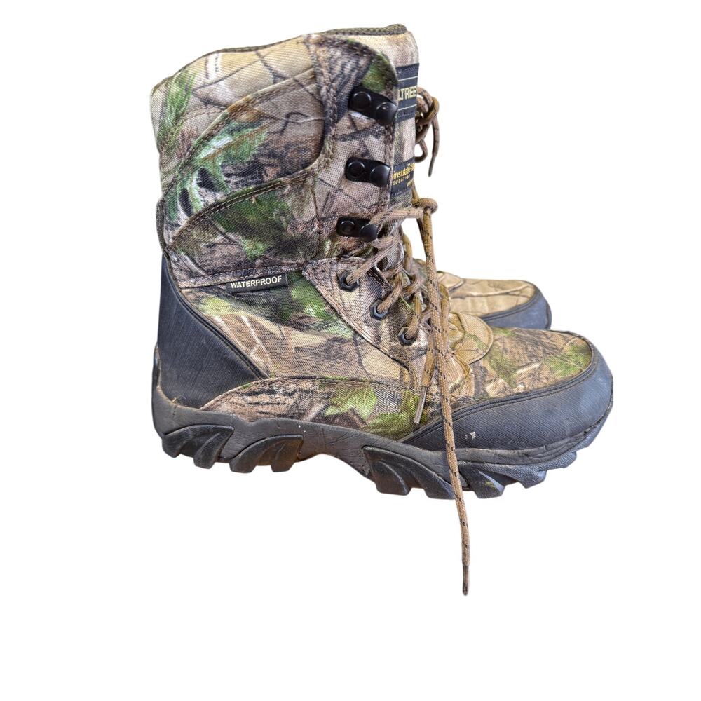 RealTree 3M Thinsulate Waterproof Ultra 400 Grams Hunting Boots Size 8.5